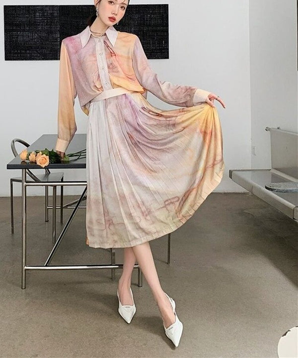 Blur Ink Skirt
